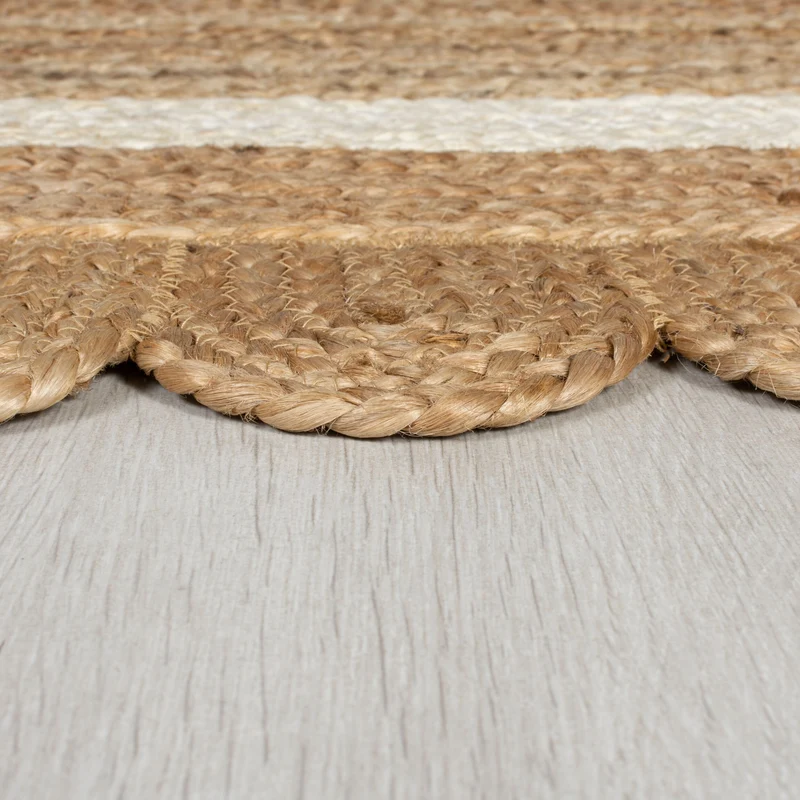 Teppich Jute Handarbeit-Design, naturfarben GRACE