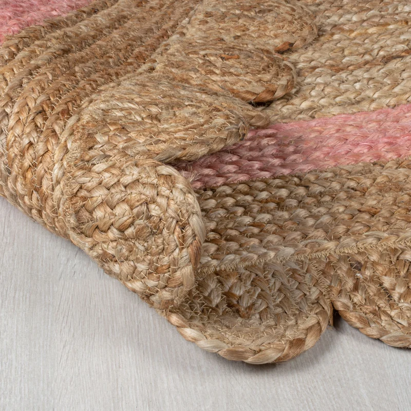 Teppich Jute Handarbeit-Design, naturfarben GRACE