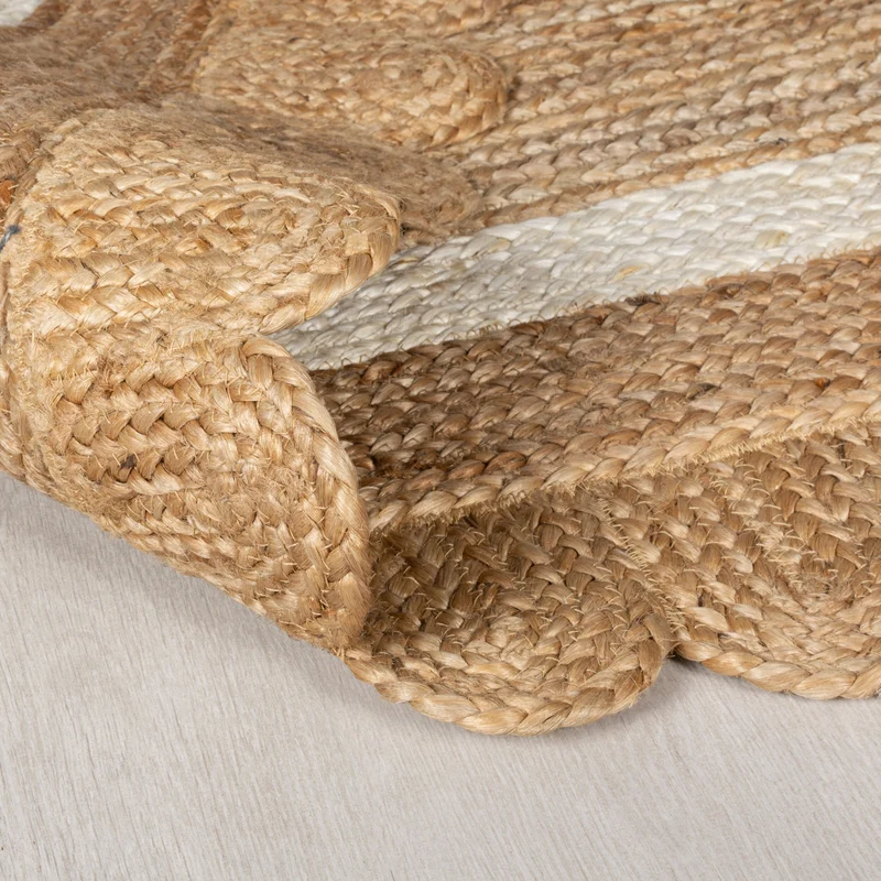Teppich Jute Handarbeit-Design, naturfarben GRACE