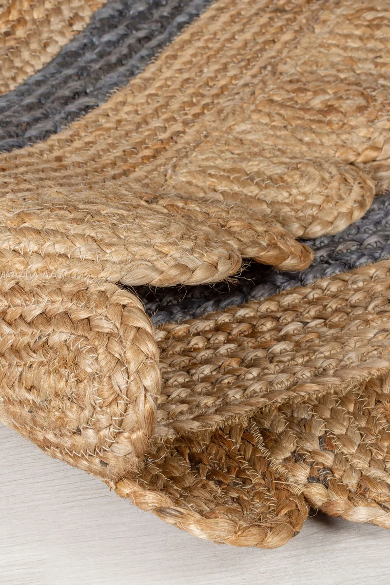 Teppich Jute Handarbeit-Design, naturfarben GRACE