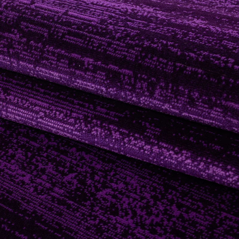 Kurzflor-Teppich Einfarbig – Waschbar & Strapazierfähig | Heatset-Veredelung für Wolloptik
