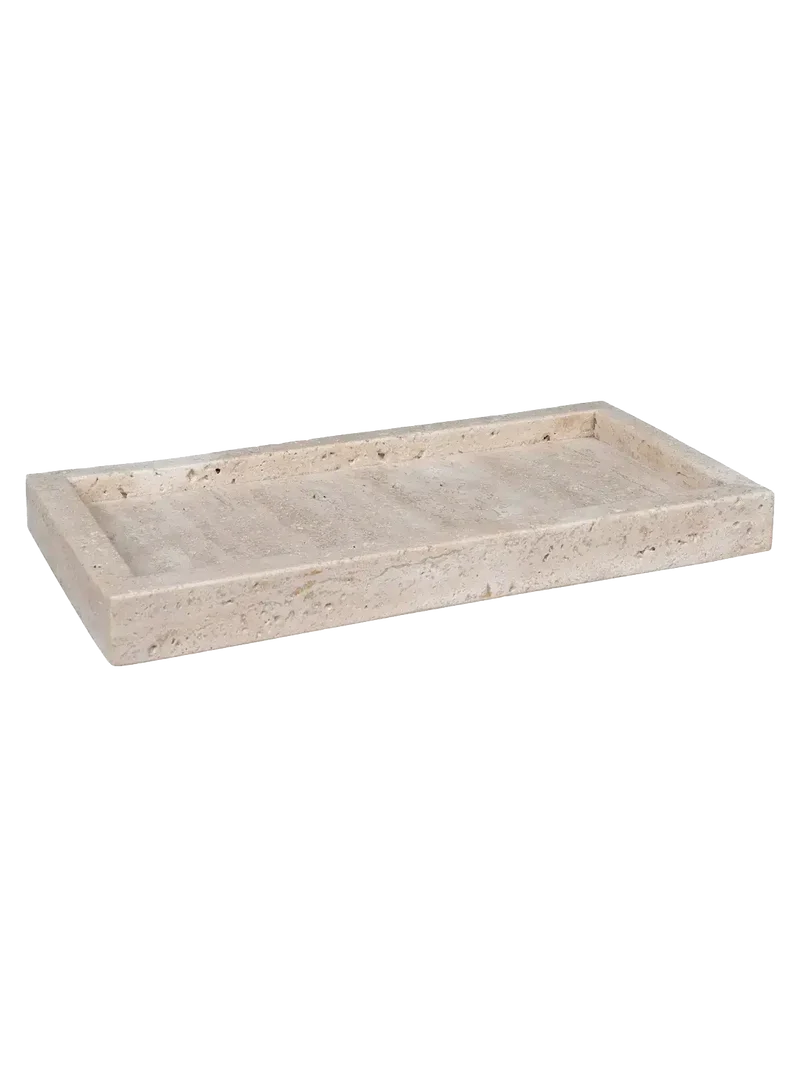 Tablett Travertin, natur