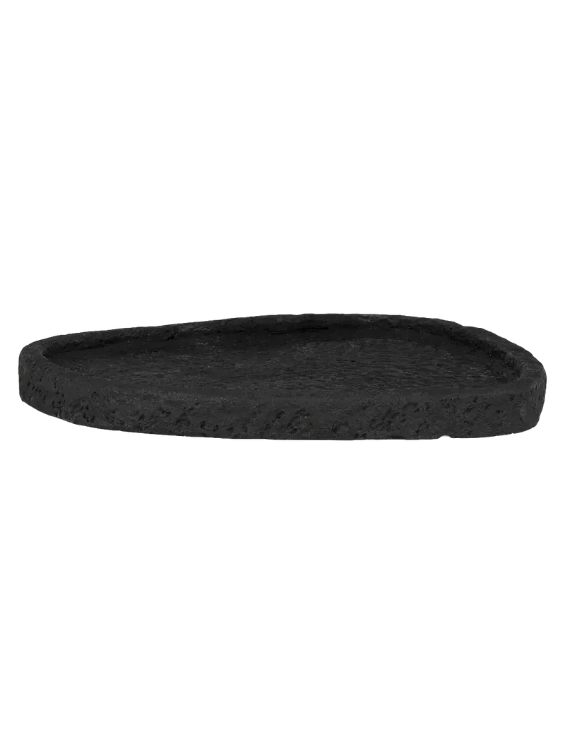 Tablett Zement, schwarz