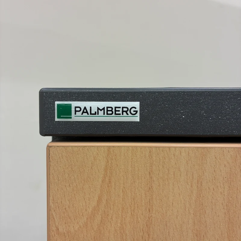PALMBERG Büroschrank Buche Dekor Schwarz 4OH 3 Einlegeböden Schrank Gebraucht