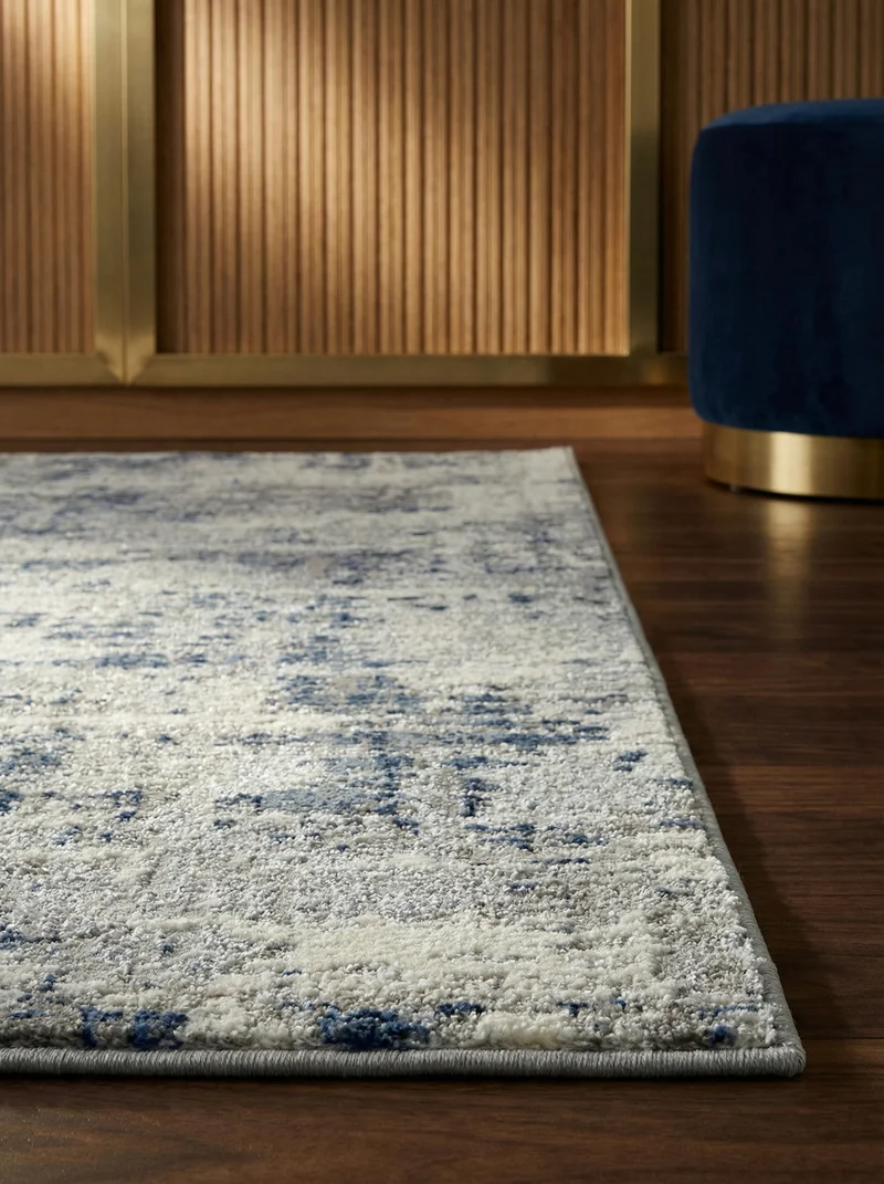 Teppich Velours mit Metallic-Glanz abstrakt robust pflegeleicht