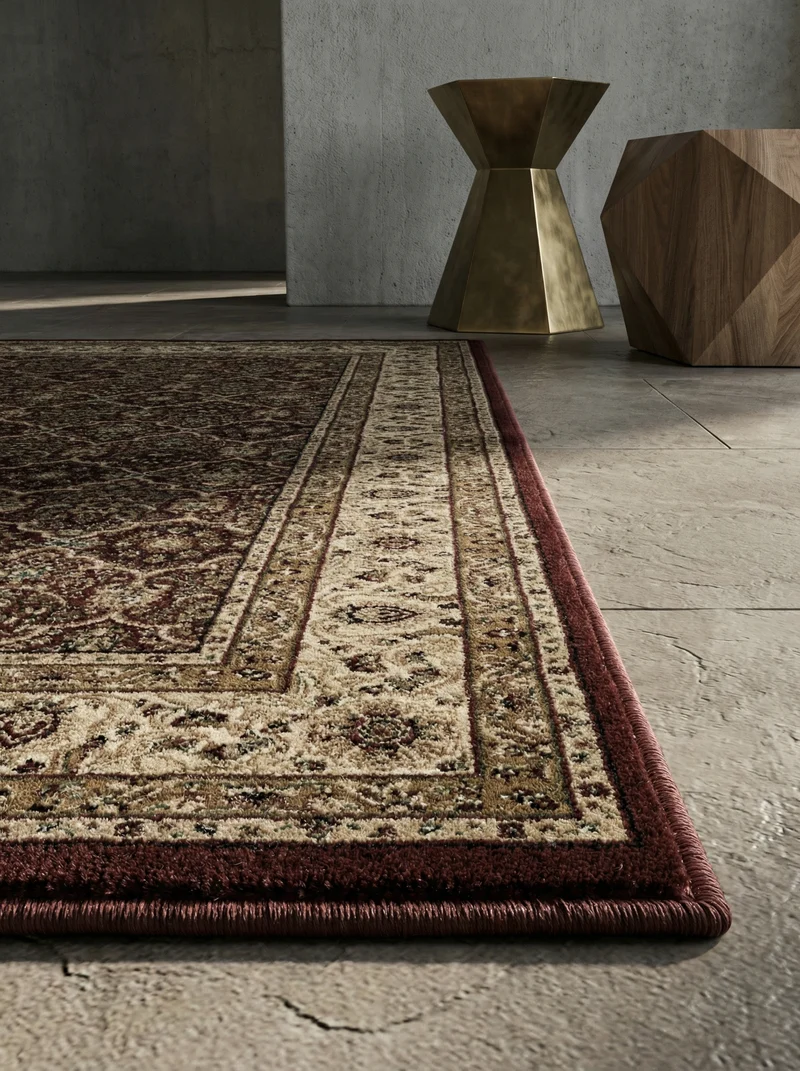 Kurzflor-Teppich Orientalisch – Waschbar & Strapazierfähig | Dicht Gewebt für Langlebigkeit