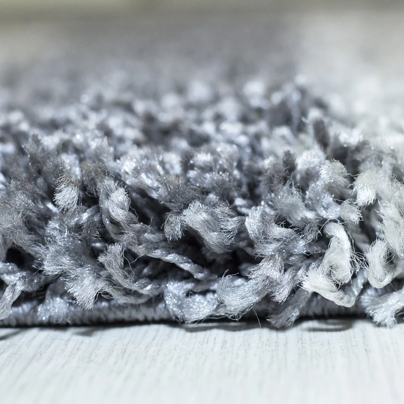 Shaggy Hochflor-Teppich Karo – Waschbar & Flauschig | 3,00 cm Florhöhe für Barfußkomfort