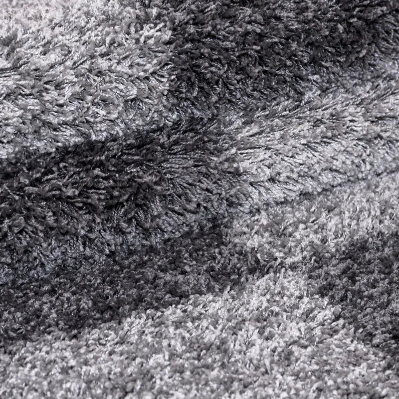 Shaggy Hochflor-Teppich Karo – Waschbar & Flauschig | 3,00 cm Florhöhe für Barfußkomfort
