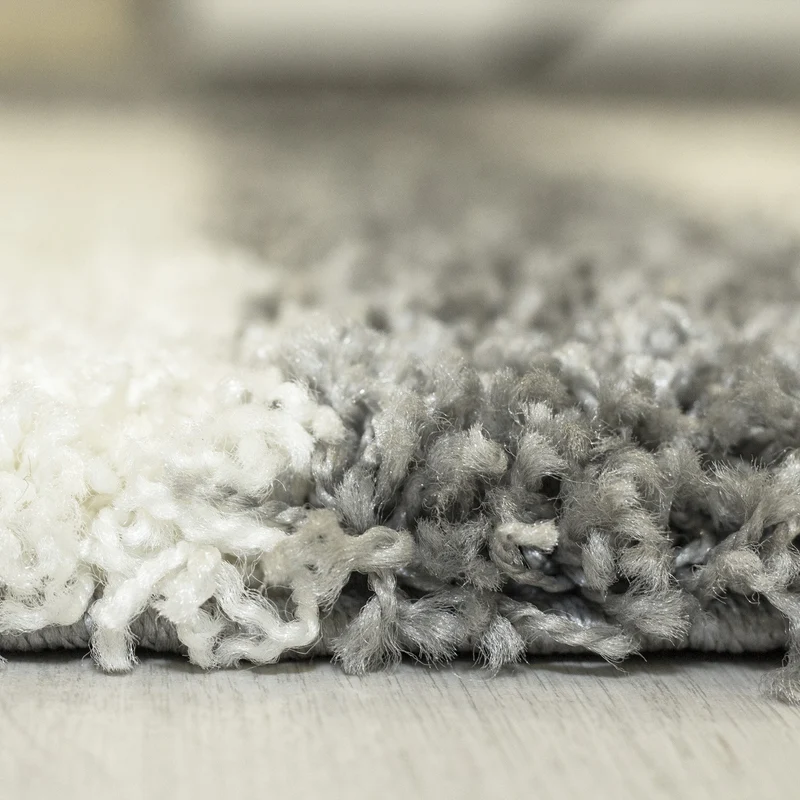 Shaggy Hochflor-Teppich Karo – Waschbar & Flauschig | 3,00 cm Florhöhe für Barfußkomfort