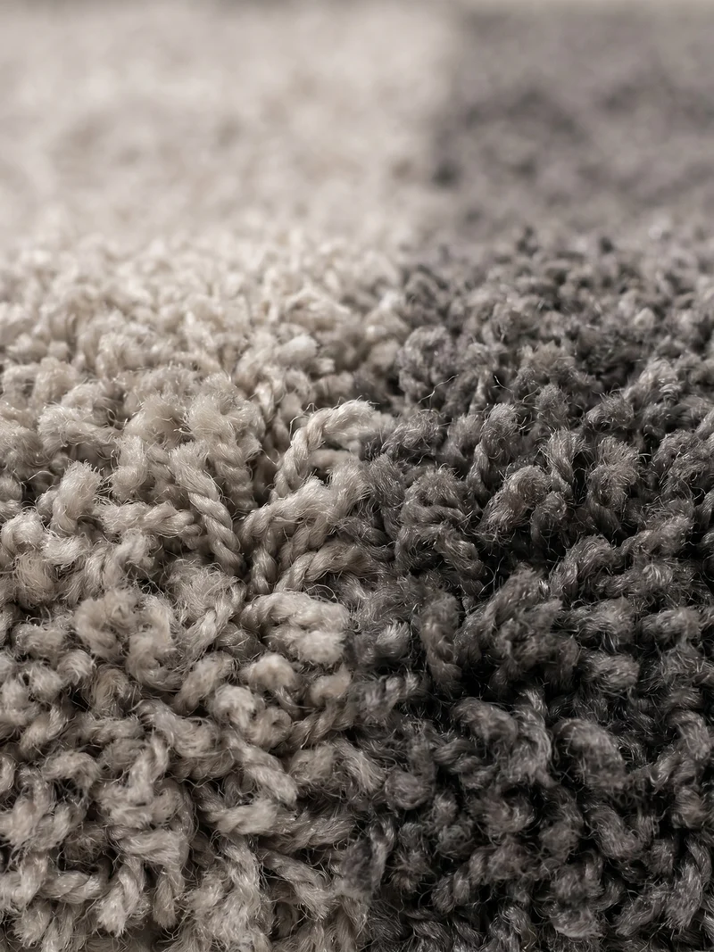 Shaggy Hochflor-Teppich Karo – Waschbar & Flauschig | 3,00 cm Florhöhe für Barfußkomfort