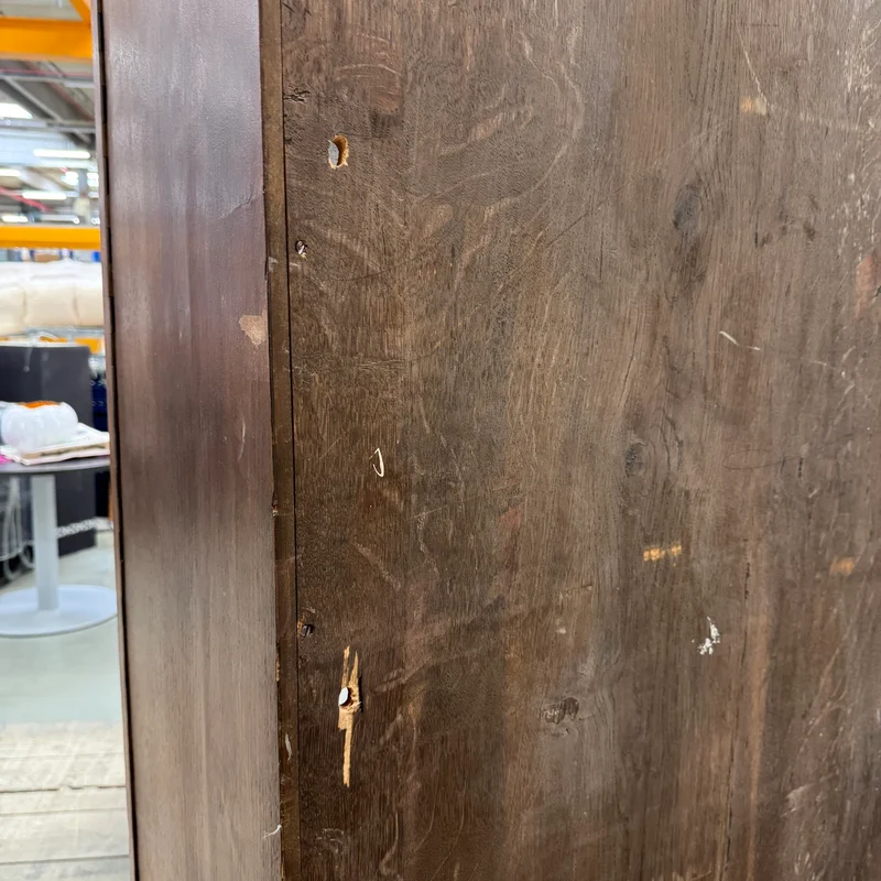 Vintage Bücherschrank Holz Mahagoni Antiker Schrank Gebraucht