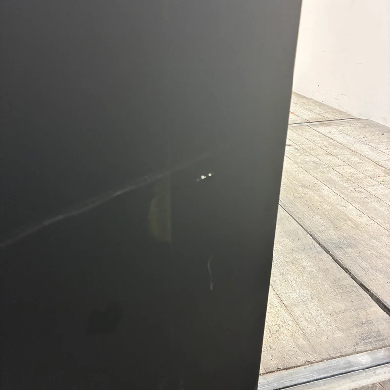 Regalschrank Schwarz Holz Mit Einlegeböden Sideboard Gebraucht
