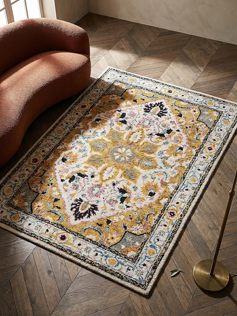 Wollteppich Floral-Design, traditionell ANDY