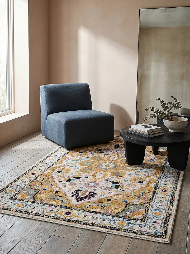 Wollteppich Floral-Design, traditionell ANDY