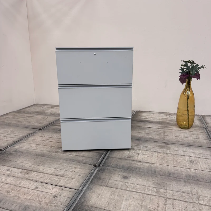 Hängeregisterschrank grau 90cm Büro Schrank Aktenschrank Gebraucht