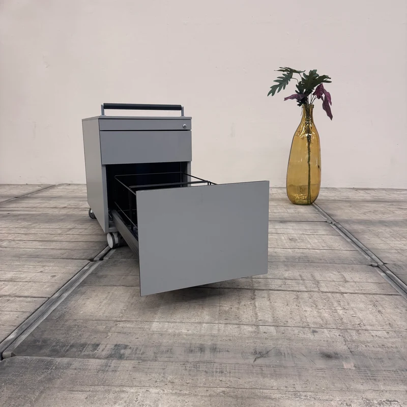 Planmöbel Rollcontainer Lichtgrau 3 Schubladen Büro Container Gebraucht