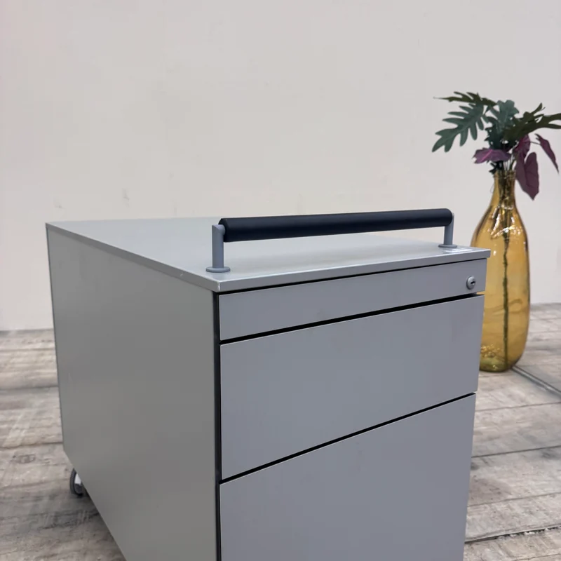 Planmöbel Rollcontainer Lichtgrau 3 Schubladen Büro Container Gebraucht