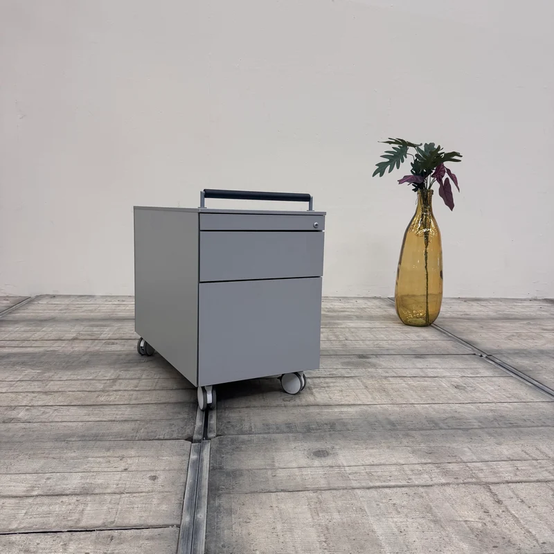 Planmöbel Rollcontainer Lichtgrau 3 Schubladen Büro Container Gebraucht