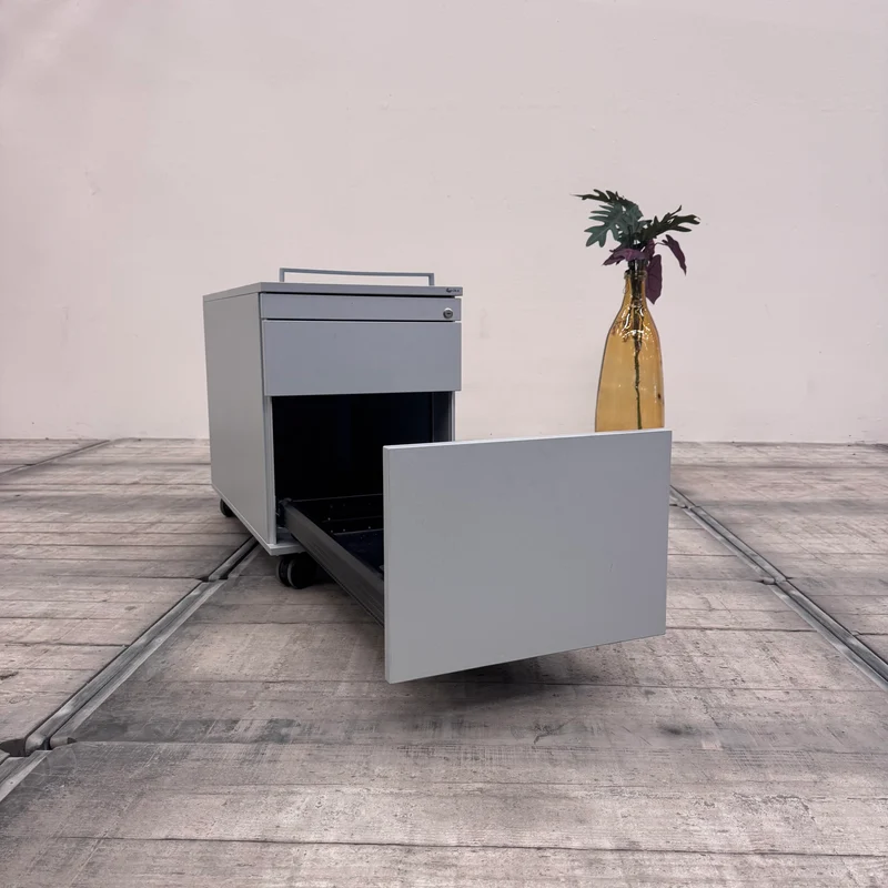 Oka Rollcontainer Lichtgrau 3 Schubladen Büro Container Gebraucht