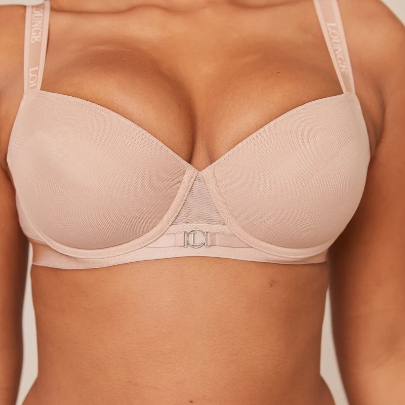 Smooth Mesh T-shirt BH - Taupe