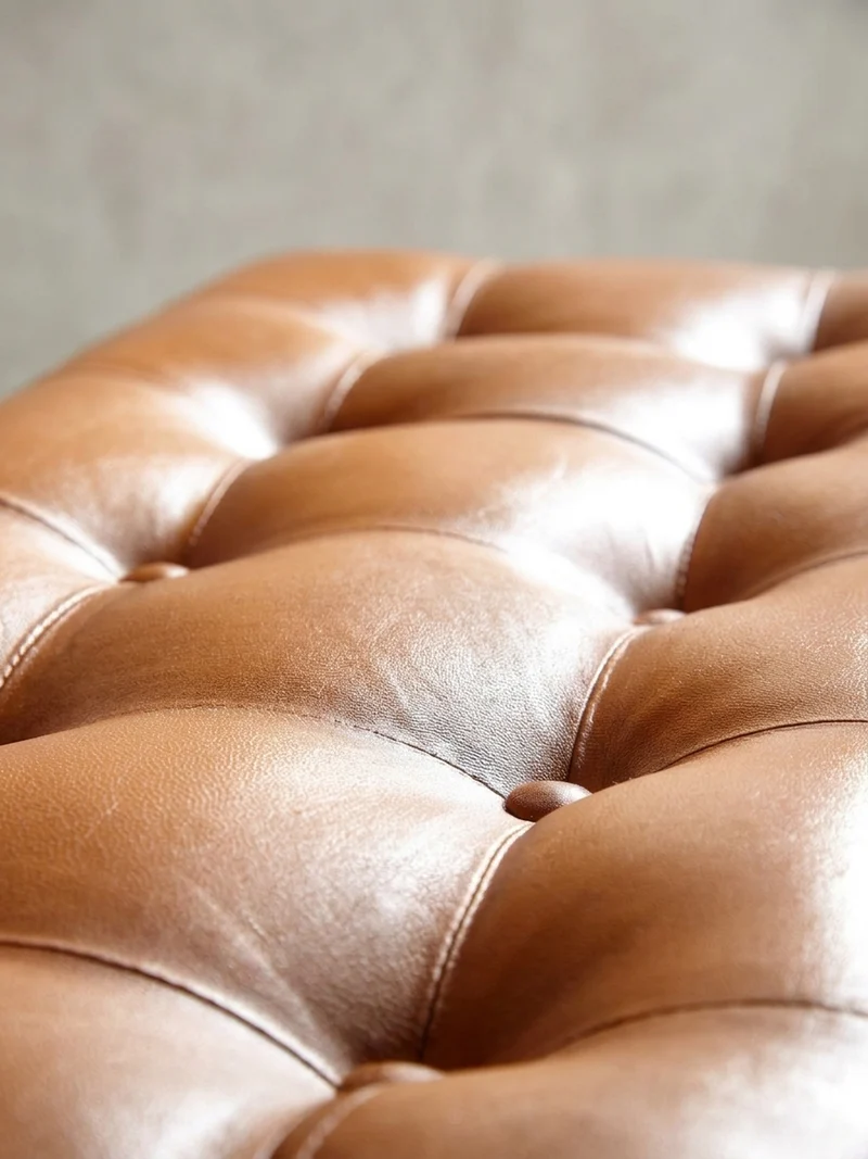 Sitzbank Massivholz Chesterfield Muster
