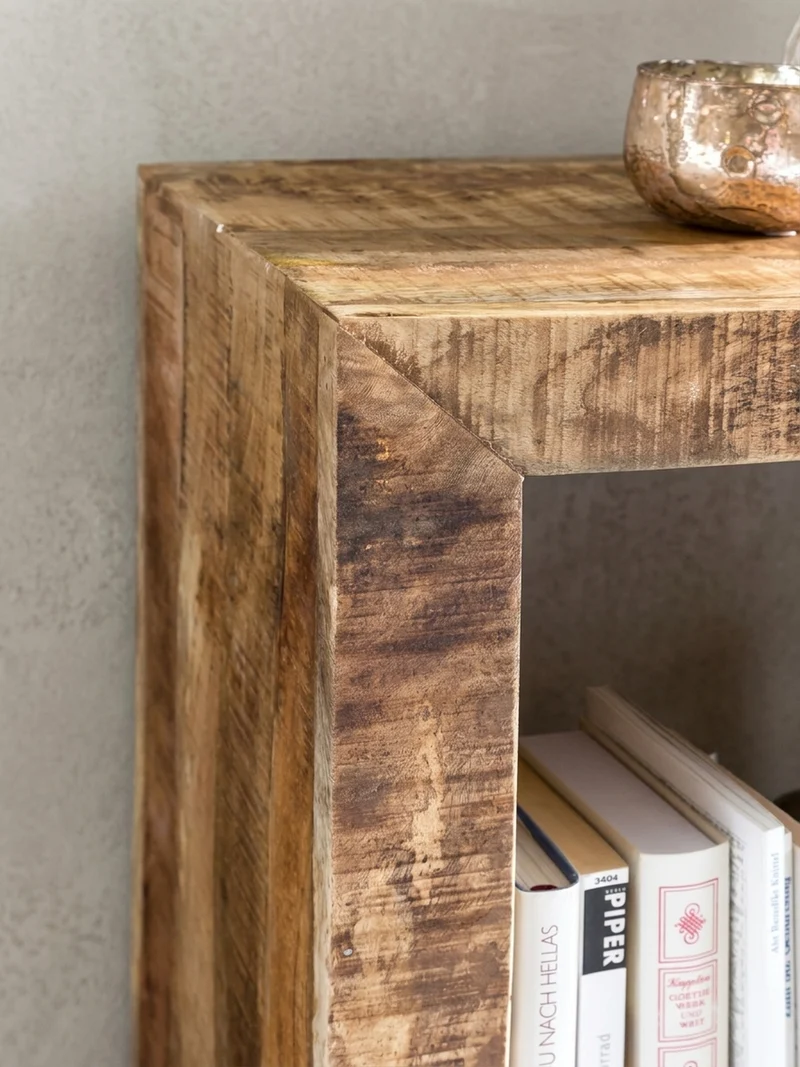 Regal Massivholz Mango Cubeform Vintage