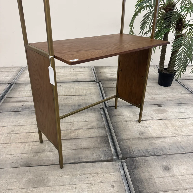 Mace Design Eiche Massivholz Schreibtisch Sekretär Golden Tisch