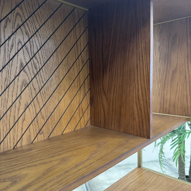 Mace Design Eiche Massivholz Schreibtisch Sekretär Golden Tisch