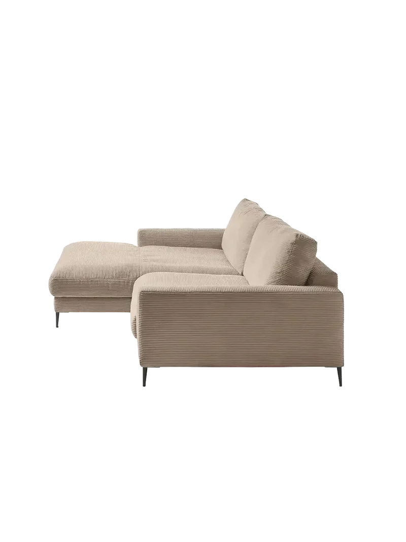 Uptown 2.0 – Ecksofa 1,5-Sitzer mit Armlehne links – Longchair long groß mit Armlehne rechts
