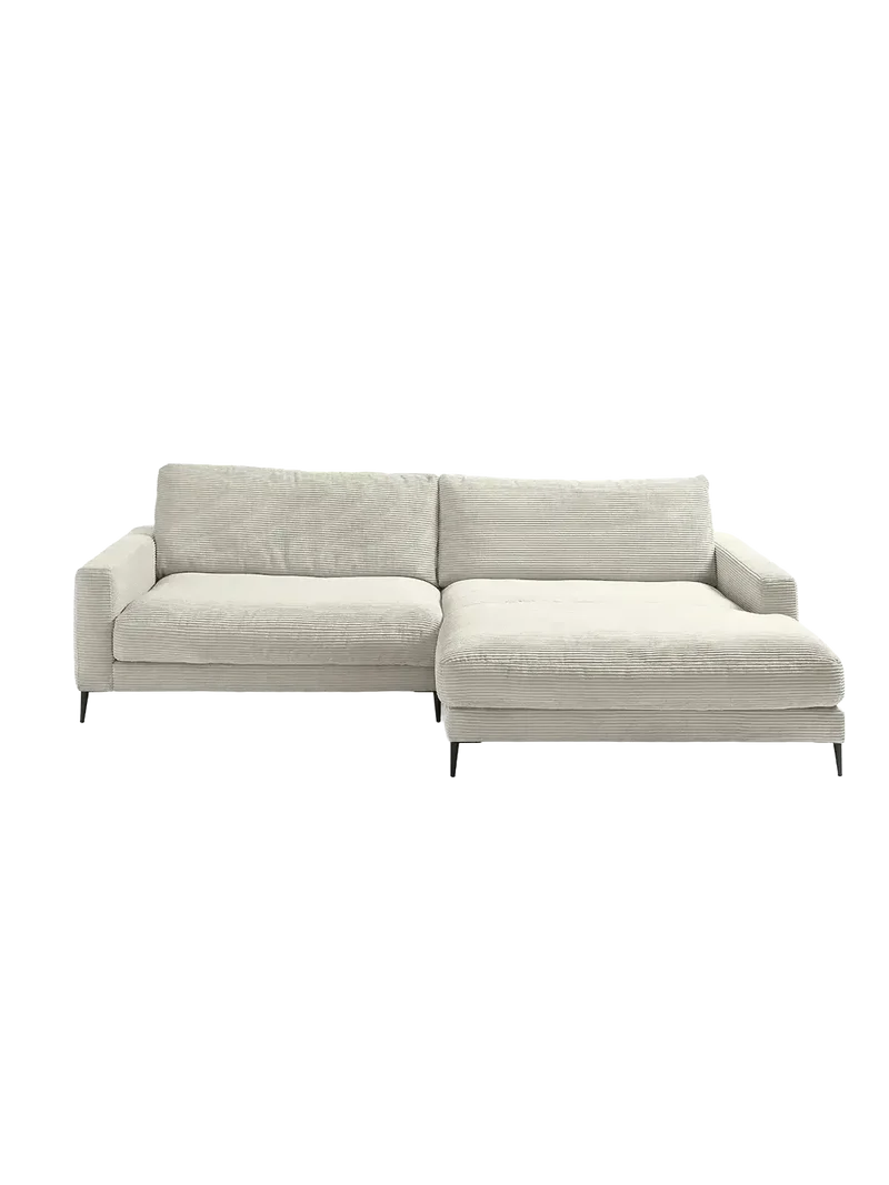 Uptown 2.0 – Ecksofa 1,5-Sitzer mit Armlehne links – Longchair long groß mit Armlehne rechts