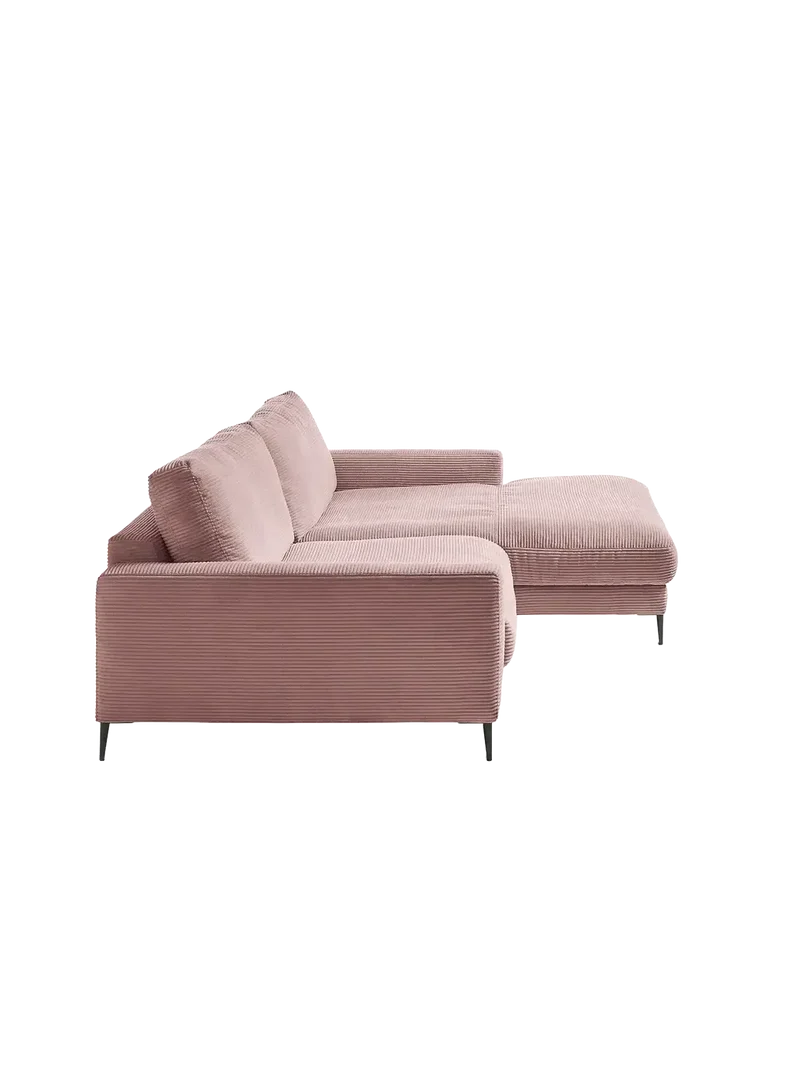 Uptown 2.0 – Ecksofa 1,5-Sitzer mit Armlehne links – Longchair long groß mit Armlehne rechts