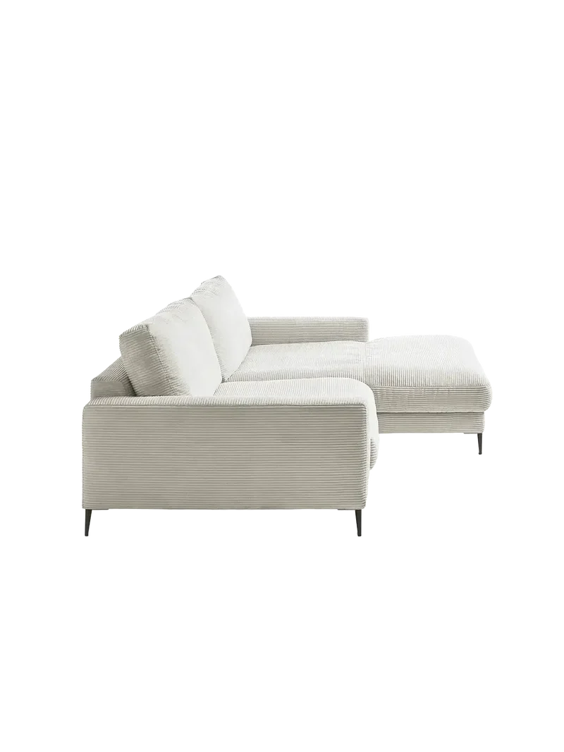 Uptown 2.0 – Ecksofa 1,5-Sitzer mit Armlehne links – Longchair long groß mit Armlehne rechts