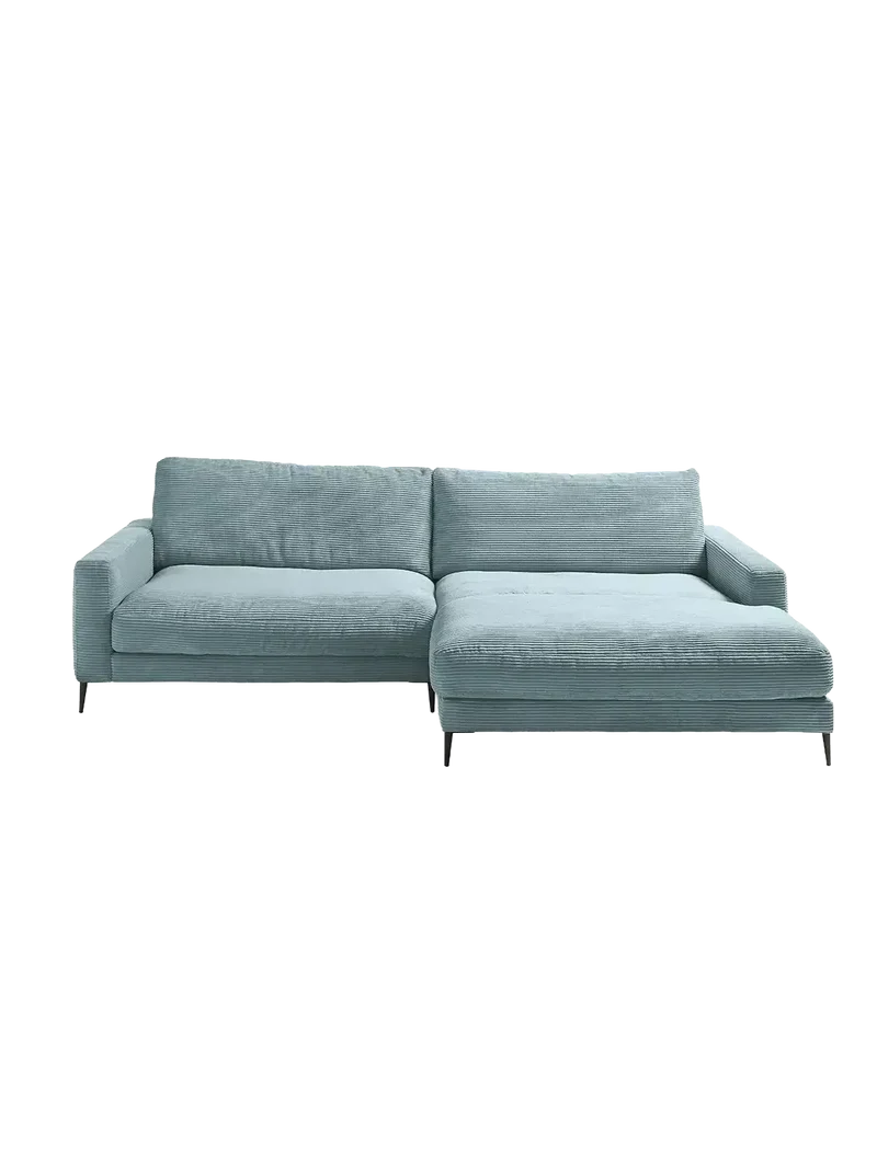 Uptown 2.0 – Ecksofa 1,5-Sitzer mit Armlehne links – Longchair long groß mit Armlehne rechts