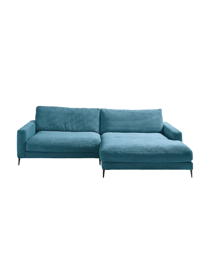 Uptown 2.0 – Ecksofa 1,5-Sitzer mit Armlehne links – Longchair long groß mit Armlehne rechts