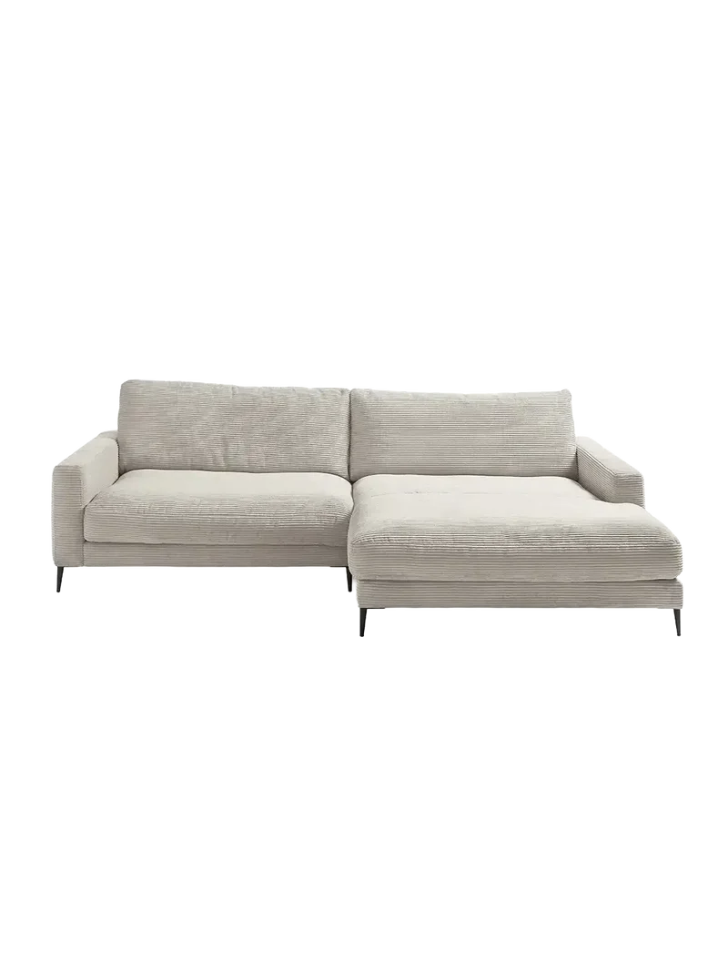 Uptown 2.0 – Ecksofa 1,5-Sitzer mit Armlehne links – Longchair long groß mit Armlehne rechts