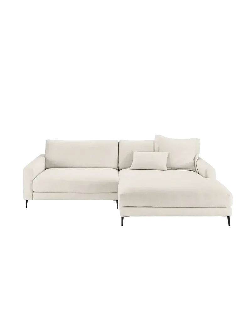 Uptown 2.0 – Ecksofa 1,5-Sitzer mit Armlehne links – Longchair long groß mit Armlehne rechts