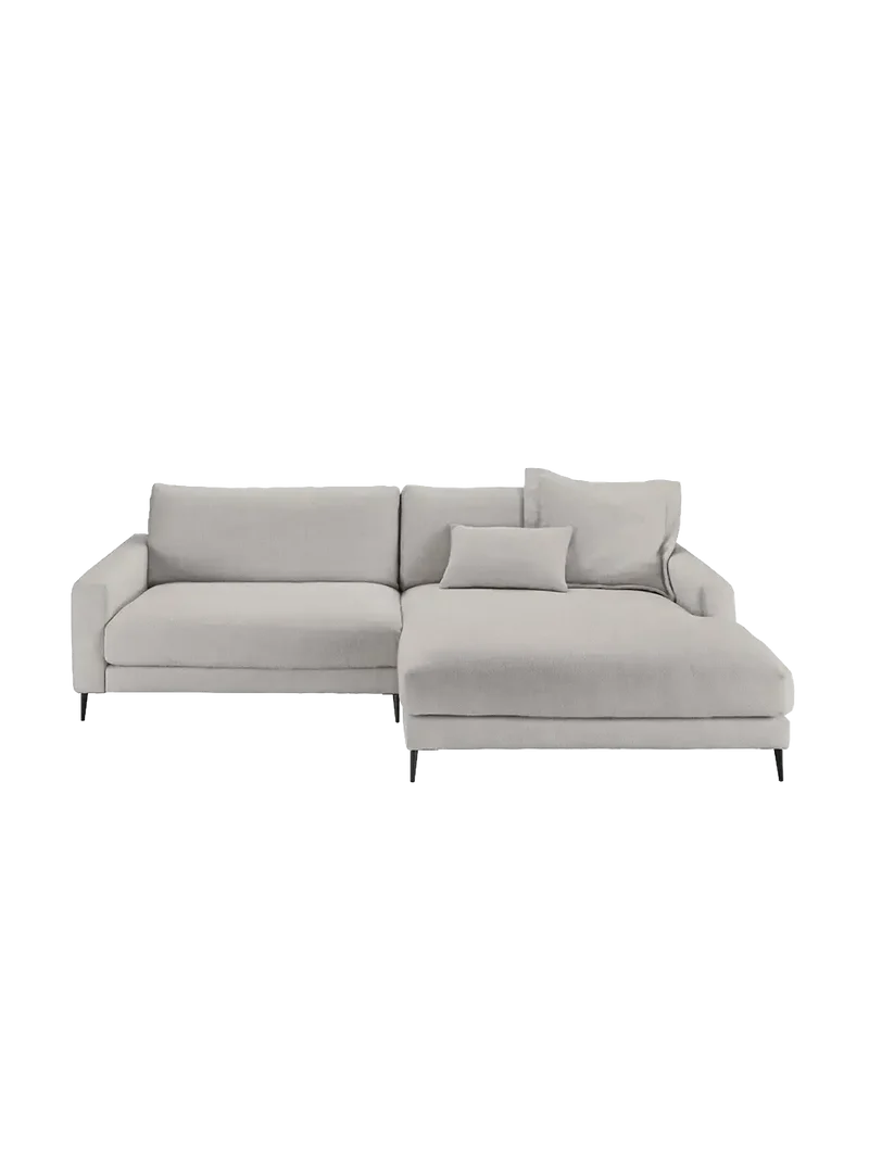 Uptown 2.0 – Ecksofa 1,5-Sitzer mit Armlehne links – Longchair long groß mit Armlehne rechts