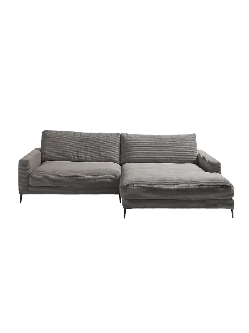 Uptown 2.0 – Ecksofa 1,5-Sitzer mit Armlehne links – Longchair long groß mit Armlehne rechts