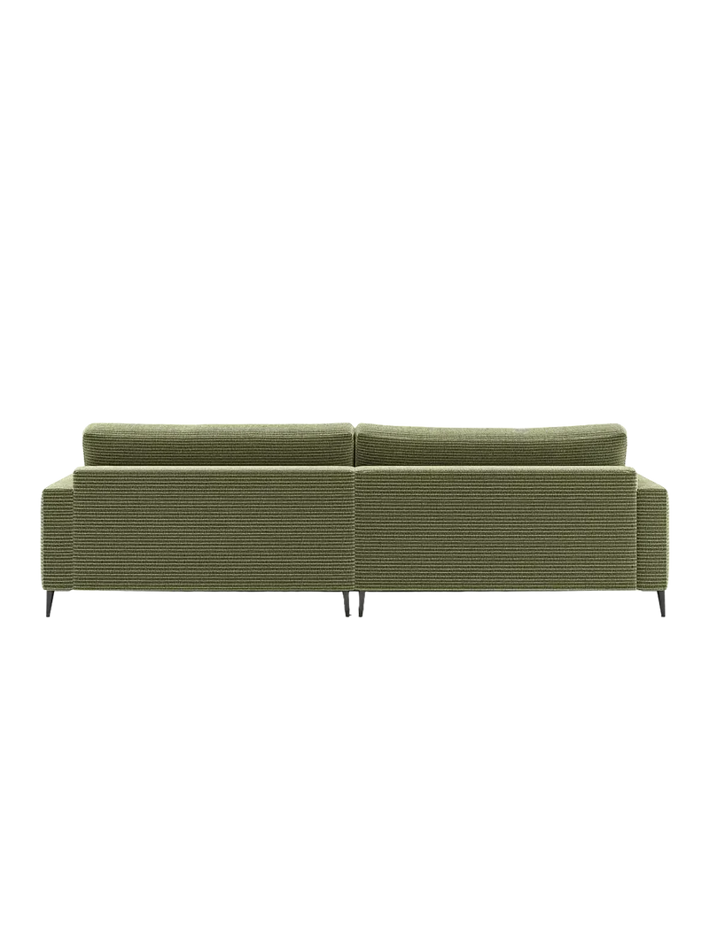 Uptown 2.0 – Ecksofa 1,5-Sitzer mit Armlehne links – Longchair long groß mit Armlehne rechts