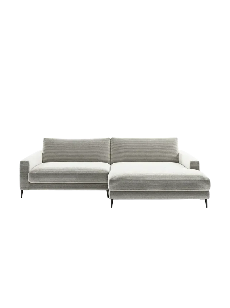 Uptown 2.0 – Ecksofa 1,5-Sitzer mit Armlehne links – Longchair long groß mit Armlehne rechts