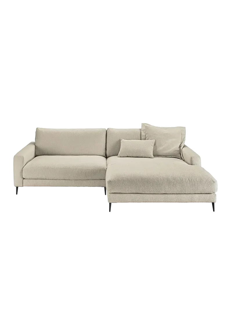 Uptown 2.0 – Ecksofa 1,5-Sitzer mit Armlehne links – Longchair long groß mit Armlehne rechts