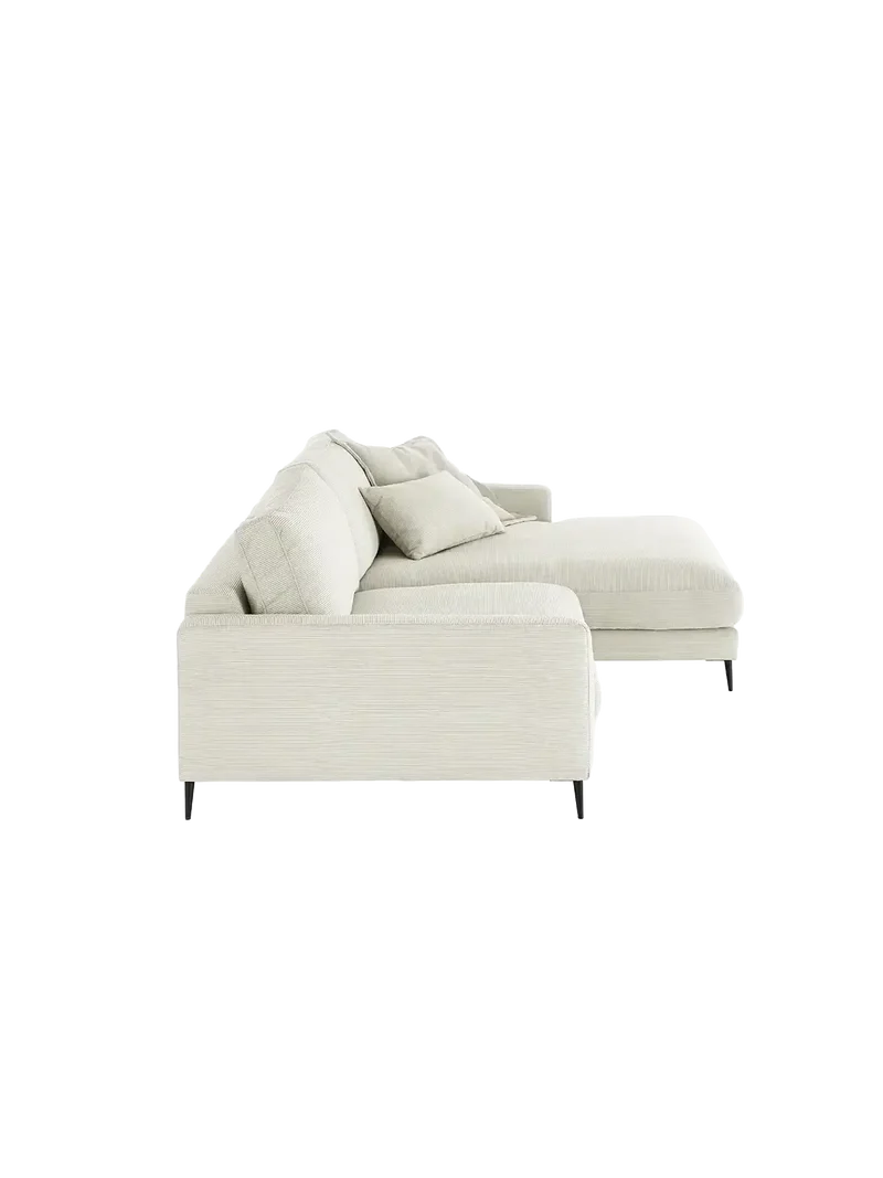 Uptown 2.0 – Ecksofa 1,5-Sitzer mit Armlehne links – Longchair long groß mit Armlehne rechts