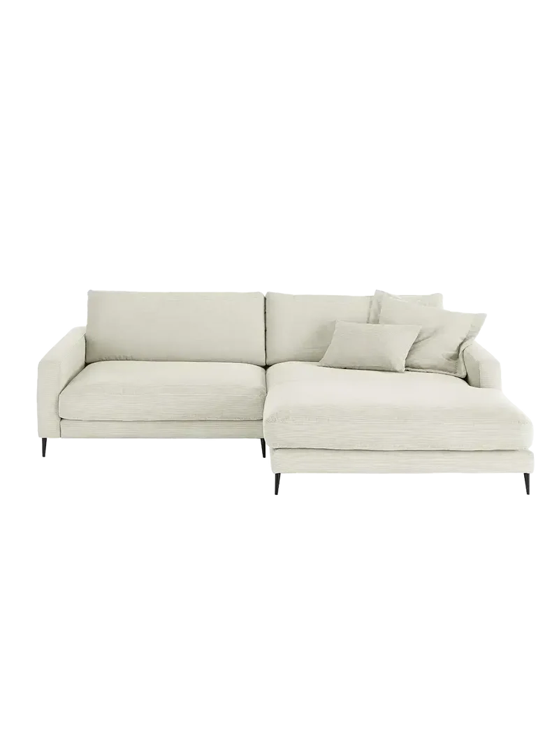Uptown 2.0 – Ecksofa 1,5-Sitzer mit Armlehne links – Longchair long groß mit Armlehne rechts