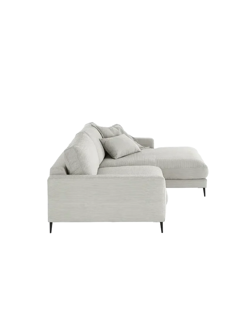 Uptown 2.0 – Ecksofa 1,5-Sitzer mit Armlehne links – Longchair long groß mit Armlehne rechts