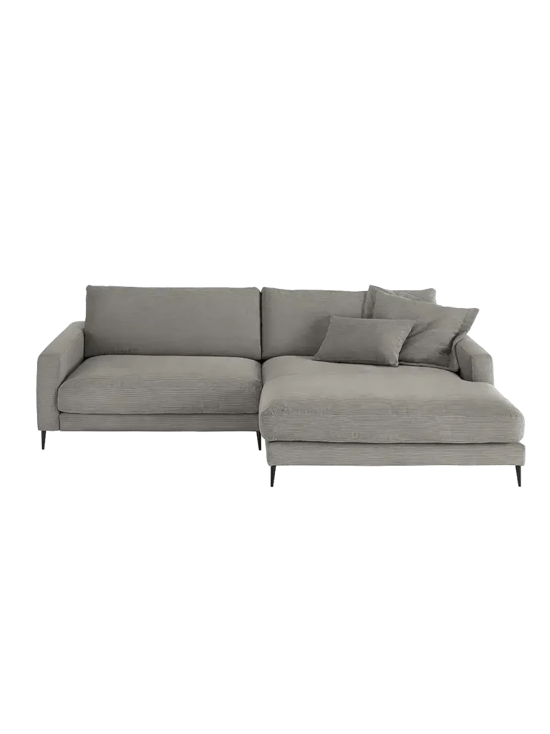 Uptown 2.0 – Ecksofa 1,5-Sitzer mit Armlehne links – Longchair long groß mit Armlehne rechts