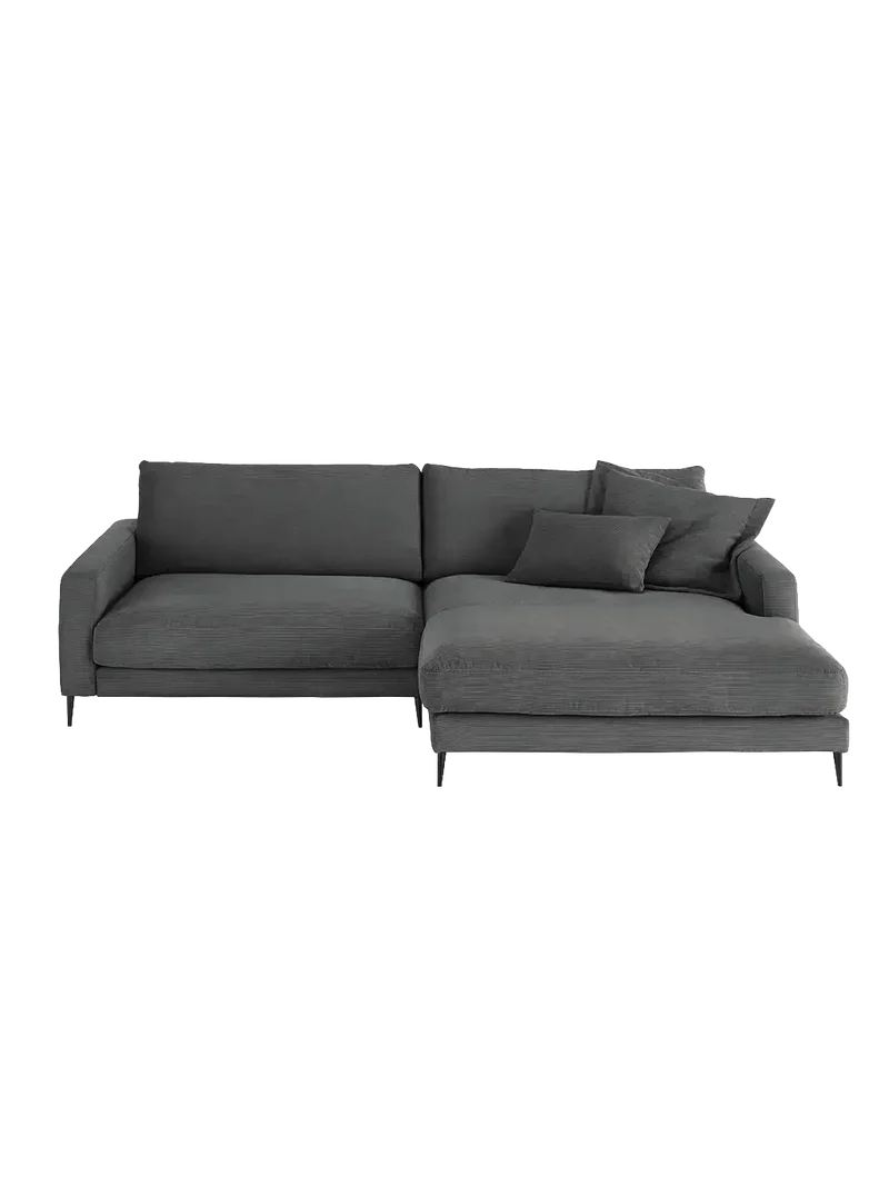 Uptown 2.0 – Ecksofa 1,5-Sitzer mit Armlehne links – Longchair long groß mit Armlehne rechts