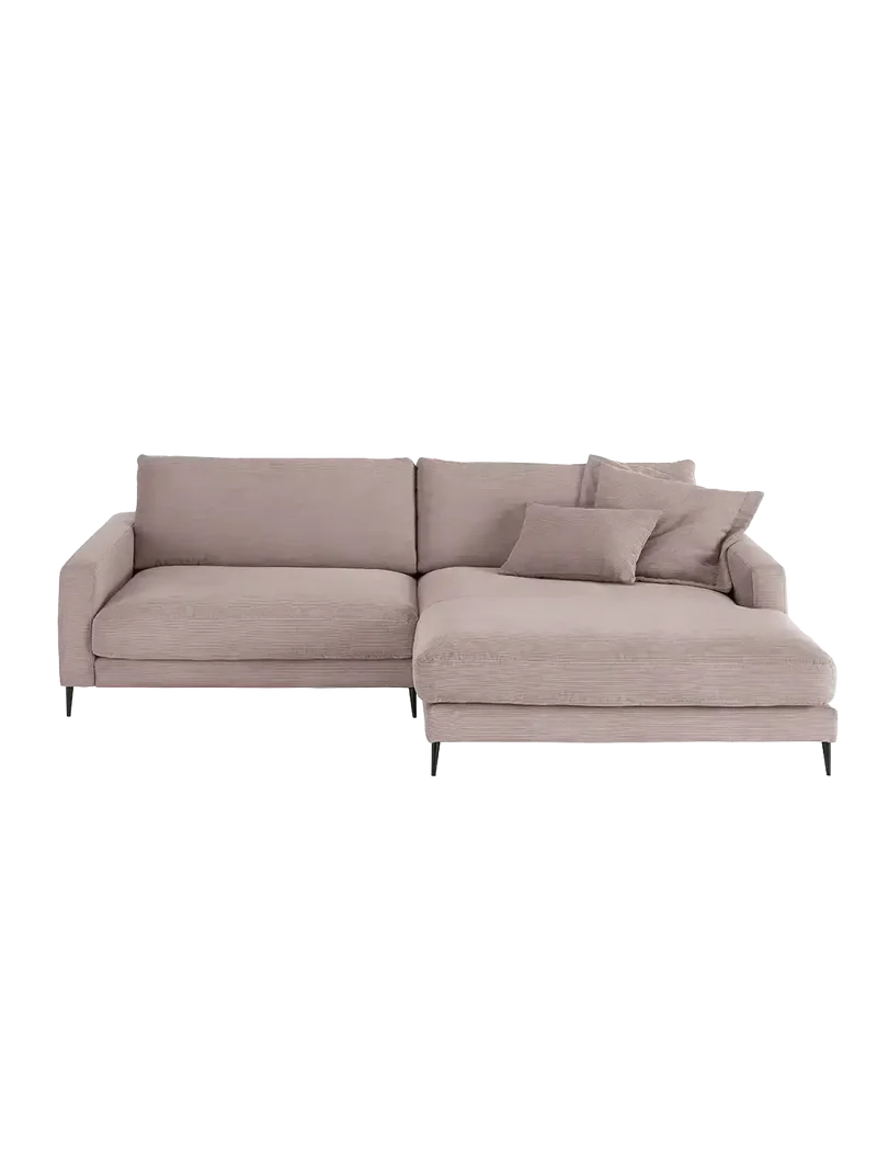 Uptown 2.0 – Ecksofa 1,5-Sitzer mit Armlehne links – Longchair long groß mit Armlehne rechts