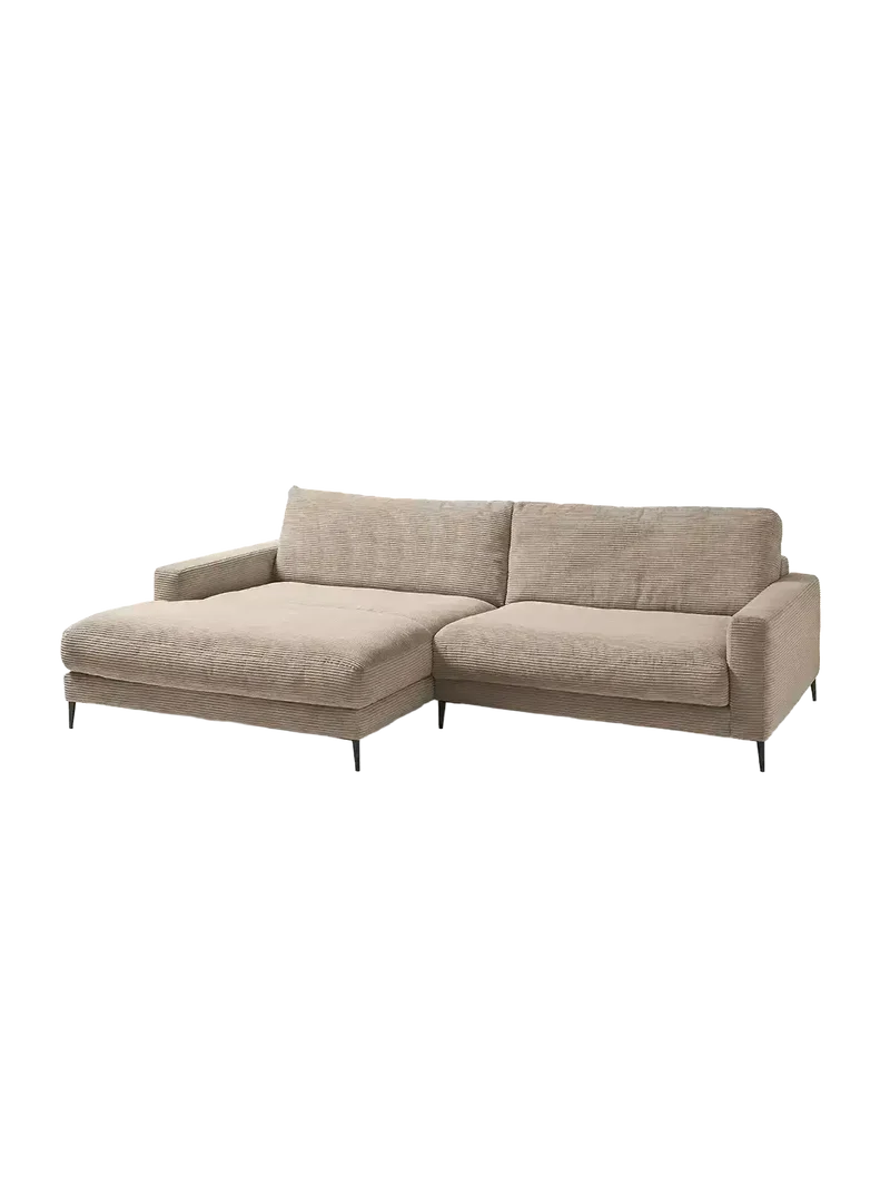 Uptown 2.0 – Ecksofa 1,5-Sitzer mit Armlehne links – Longchair long groß mit Armlehne rechts
