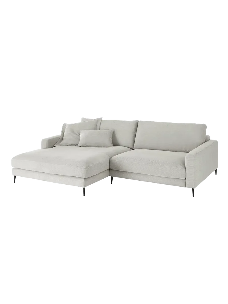 Uptown 2.0 – Ecksofa Longchair long groß mit Armlehne links – 1,5-Sitzer mit Armlehne rechts