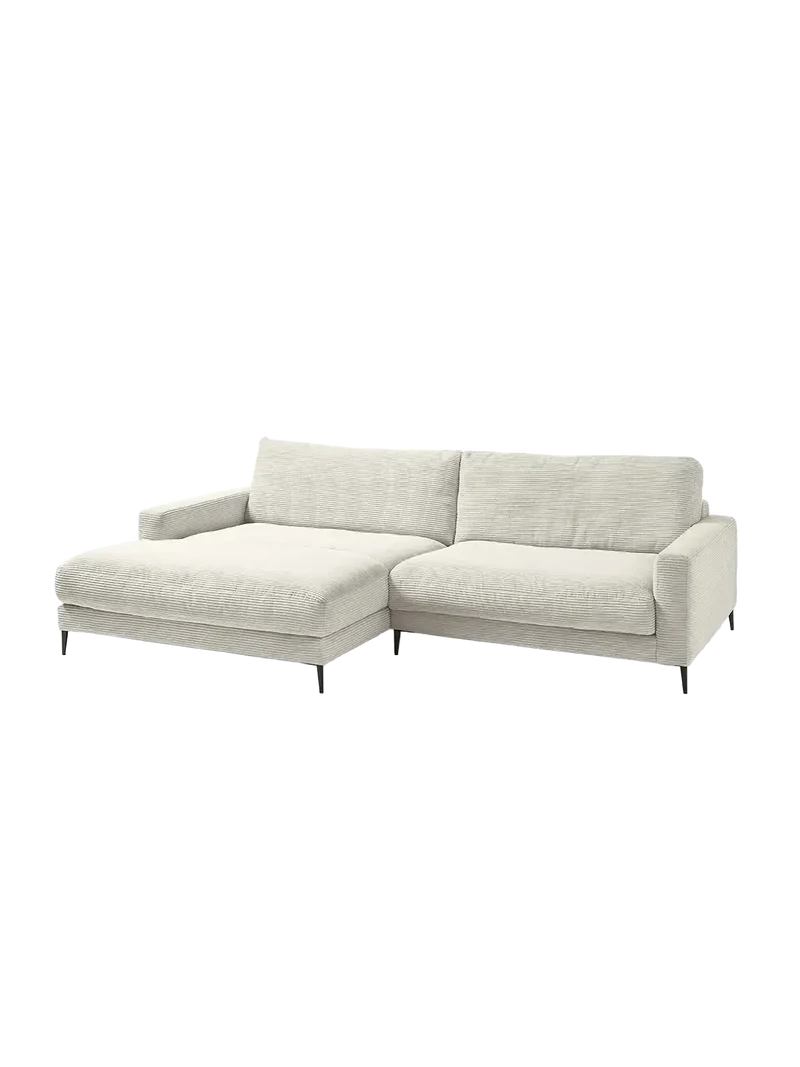 Uptown 2.0 – Ecksofa Longchair long groß mit Armlehne links – 1,5-Sitzer mit Armlehne rechts